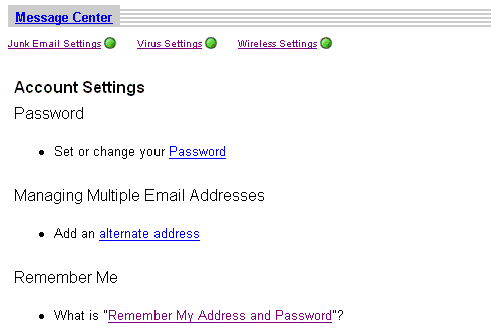 Account Settings