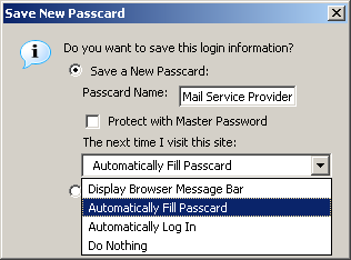 Save New Passcard