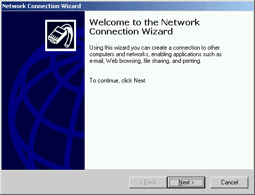 Network Connection Wizard
