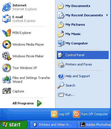 Windows XP Start Button