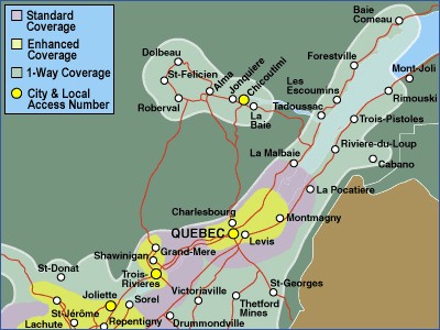 Qu&eacute;bec Northeastern Coverage