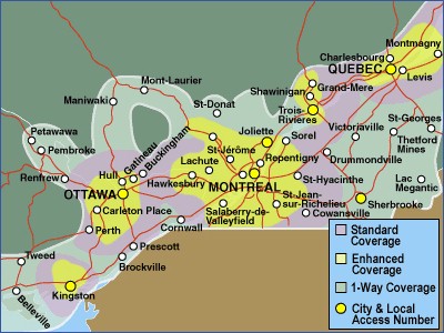 Qu&eacute;bec Southern Coverage